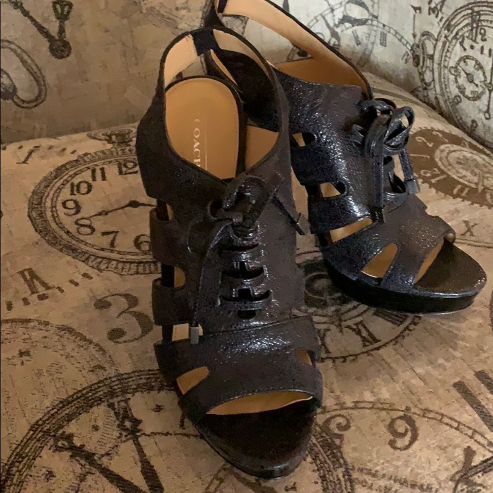 Coach Platform Sandals Sz 8.5